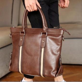 Osaka กระเป๋าสะพายไหล่ผู้ชาย หรือถือ มีช่องใส่ note book รุ่น NG208 - สีน้ำตาล Osaka กระเป๋าสะพายไหล่ผู้ชาย หรือถือ มีช่องใส่ note book รุ่น NG208 - สีน้ำตาล
