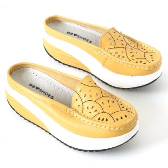 Fitness Mules Soft Comfort BB903 สีเหลือง (ฺYELLOW) รองเท้าลำลองพื้นยางเพื่อสุขภาพ Fitness Mules Soft Comfort BB903 สีเหลือง (ฺYELLOW) รองเท้าลำลองพื้นยางเพื่อสุขภาพ