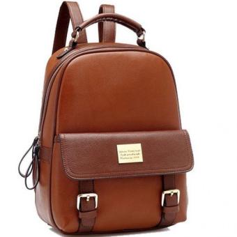 Premium Bag กระเป๋าเป้สะพายหลัง กระเป๋าเป้เกาหลี รุ่น PB019(สีน้ำตาล) Premium Bag กระเป๋าเป้สะพายหลัง กระเป๋าเป้เกาหลี รุ่น PB019(สีน้ำตาล)