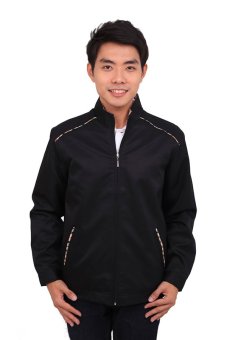 PoloThailand เสื้อเเจ็คเก็ตกึ่งสูท FB01 - ดำ PoloThailand เสื้อเเจ็คเก็ตกึ่งสูท FB01 - ดำ