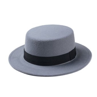goodtimeshops หมวกปานามาแฟชั่น cake wool - grey goodtimeshops หมวกปานามาแฟชั่น cake wool - grey