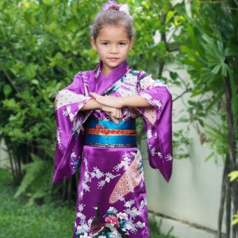 Princess of Asia ชุดกิโมโนญี่ปุ่นเด็ก (สีม่วง) Princess of Asia ชุดกิโมโนญี่ปุ่นเด็ก (สีม่วง)