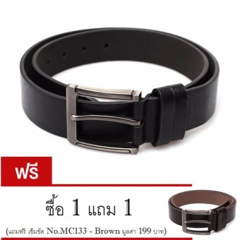 Marino Belt เข็มขัดแฟชั่น เข็มขัดหนัง PU รุ่น MC133 - Black (แถมฟรี เข็มขัด No.MC133 - Brown) Marino Belt เข็มขัดแฟชั่น เข็มขัดหนัง PU รุ่น MC133 - Black (แถมฟรี เข็มขัด No.MC133 - Brown)