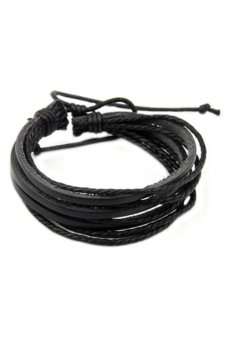 Sanwood สร้อยข้อมือซึ่งมีหลายชั้น (สีดำ) Sanwood สร้อยข้อมือซึ่งมีหลายชั้น (สีดำ)