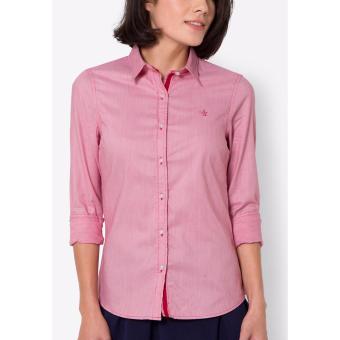 PRIMO LINEA เสื้อเชิ้ตแขนยาว ลายริ้วเล็ก รุ่น 4JW42L3072 (สีแดง) PRIMO LINEA เสื้อเชิ้ตแขนยาว ลายริ้วเล็ก รุ่น 4JW42L3072 (สีแดง)