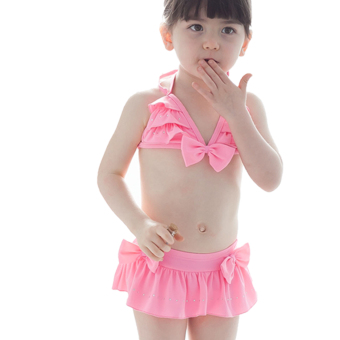 DUDU&MUMU ชุดว่ายน้ำสำหรับเด็ก สีชมพู(Pink) DUDU&MUMU ชุดว่ายน้ำสำหรับเด็ก สีชมพู(Pink)