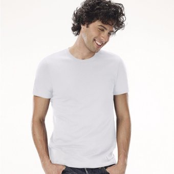 Sanremo แซนรีโม เสื้อแขนสั้นคอกลม Combed Cotton รุ่น NIS-SCA1-WH สีขาว Sanremo แซนรีโม เสื้อแขนสั้นคอกลม Combed Cotton รุ่น NIS-SCA1-WH สีขาว