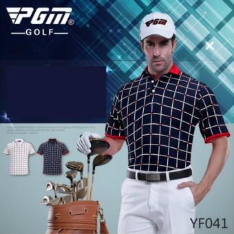 เสื้อกอล์ฟสำหรับสุภาพบุรุษ PGM สีกรม (YF041) NAVY BLUE COLOUR เสื้อกอล์ฟสำหรับสุภาพบุรุษ PGM สีกรม (YF041) NAVY BLUE COLOUR