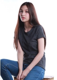 SimpleArea Premium cotton T-shirts เสื้อยืดคอกลม - Dark Gray Top Dye SimpleArea Premium cotton T-shirts เสื้อยืดคอกลม - Dark Gray Top Dye