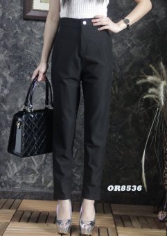 Platinum Fashion กางเกงยีนส์ขายาวเอวสูง ทรงบอย ไม่โชว์เนื้อ รุ่นOR8536 Platinum Fashion กางเกงยีนส์ขายาวเอวสูง ทรงบอย ไม่โชว์เนื้อ รุ่นOR8536