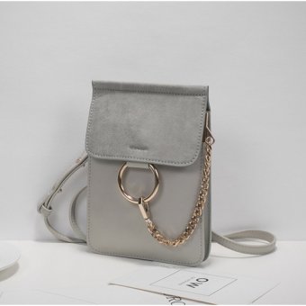 AXIXI กระเป๋าสะพายแฟชั่น รุ่น Minimal Coterie สีเทา AXIXI กระเป๋าสะพายแฟชั่น รุ่น Minimal Coterie สีเทา