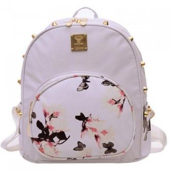 Premium Bag กระเป๋าเป้สะพายหลัง กระเป๋าเป้เกาหลี รุ่น PB012(สีขาว) Premium Bag กระเป๋าเป้สะพายหลัง กระเป๋าเป้เกาหลี รุ่น PB012(สีขาว)