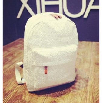 Premium Bag กระเป๋าเป้สะพายหลัง กระเป๋าเป้เกาหลี รุ่น PB020(สีขาว) Premium Bag กระเป๋าเป้สะพายหลัง กระเป๋าเป้เกาหลี รุ่น PB020(สีขาว)