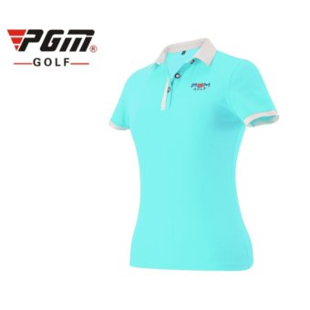 EXCEED GOLF LADY SHIRT BLUE COLOUR เสื้อกอล์ฟสุภาพสตรีแขนสั้น PGM สีฟ้า (YF038) EXCEED GOLF LADY SHIRT BLUE COLOUR เสื้อกอล์ฟสุภาพสตรีแขนสั้น PGM สีฟ้า (YF038)