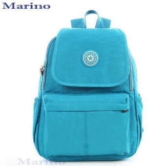 Marino กระเป๋า กระเป๋าเป้ กระเป๋าเป้สะพายหลังผ้าไนล่อนกันน้ำอย่างดี No.0189 - Blue Marino กระเป๋า กระเป๋าเป้ กระเป๋าเป้สะพายหลังผ้าไนล่อนกันน้ำอย่างดี No.0189 - Blue