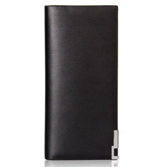 Matteo กระเป๋าใส่เช็คและเงินสำหรับผู้ชาย รุ่น Long Wallet - สีดำ/ดำ Matteo กระเป๋าใส่เช็คและเงินสำหรับผู้ชาย รุ่น Long Wallet - สีดำ/ดำ