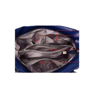 Happy & Lovely bag กระเป๋าสะพายข้างผู้หญิง หนัง PU รุ่น SB0029BL (สีดำ)