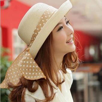 KPshop หมวกแฟชั่น หมวกมีปีก หมวกเที่ยวทะเล รุ่น LH-015 (สีครีม) KPshop หมวกแฟชั่น หมวกมีปีก หมวกเที่ยวทะเล รุ่น LH-015 (สีครีม)