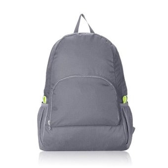 Marino กระเป๋าเป้ กระเป๋าสะพายหลัง กระเป๋าเป้พับเก็บได้ Backpack No.9003 - Gray Marino กระเป๋าเป้ กระเป๋าสะพายหลัง กระเป๋าเป้พับเก็บได้ Backpack No.9003 - Gray