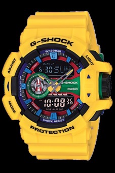 Casio G-Shock นาฬิกาข้อมือผู้ชาย สีเหลือง สายเรซิ่น รุ่นGA-400-9ADR Casio G-Shock นาฬิกาข้อมือผู้ชาย สีเหลือง สายเรซิ่น รุ่นGA-400-9ADR