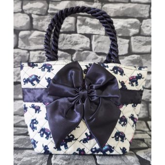 กระเป๋าผ้าลายคอตตอน thank you bag รุ่น mini กระเป๋าผ้าลายคอตตอน thank you bag รุ่น mini
