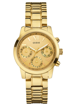 Guess นาฬิกาข้อมือผู้หญิง Gold สายสแตนเลส