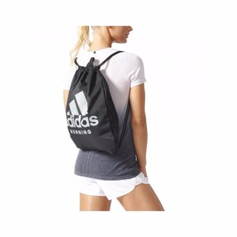 ADIDAS กระเป๋าสะพาย รุ่น RUN GYM BAG - S96355-NS (BLACK/WHITE) ADIDAS กระเป๋าสะพาย รุ่น RUN GYM BAG - S96355-NS (BLACK/WHITE)