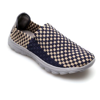 Air Move รองเท้าแฟชั่นผู้หญิง รุ่น PF-A115 F - Navy / Beige Air Move รองเท้าแฟชั่นผู้หญิง รุ่น PF-A115 F - Navy / Beige