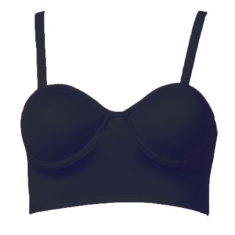 Miracle Bra เสื้อชั้นใน สปอร์ตบรา แบบมีโครง 6 สาย (สีดำ) - 1 ตัว Miracle Bra เสื้อชั้นใน สปอร์ตบรา แบบมีโครง 6 สาย (สีดำ) - 1 ตัว