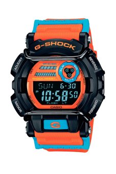 Casio G-shock นาฬิกาข้อมือผู้ชาย สีส้ม สายเรซิ่น รุ่น GD-400DN-4 Casio G-shock นาฬิกาข้อมือผู้ชาย สีส้ม สายเรซิ่น รุ่น GD-400DN-4