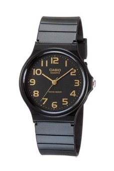 Casio Standard นาฬิกาข้อมมือสุภาพสตรี สีดำ สายเรซิ่น รุ่น MQ-24-1B2 Casio Standard นาฬิกาข้อมมือสุภาพสตรี สีดำ สายเรซิ่น รุ่น MQ-24-1B2