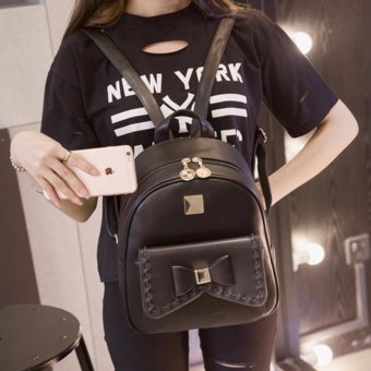 B'nana Beauty กระเป๋าเป้สะพายหลัง กระเป๋าเป้เกาหลี กระเป๋าสะพายหลังผู้หญิง backpack women รุ่น GB-26 (สีดำ) B'nana Beauty กระเป๋าเป้สะพายหลัง กระเป๋าเป้เกาหลี กระเป๋าสะพายหลังผู้หญิง backpack women รุ่น GB-26 (สีดำ)