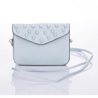 Premium Bag กระเป๋าแฟชั่น กระเป๋าสะพายข้าง รุ่น PB-009 (สีฟ้า) Premium Bag กระเป๋าแฟชั่น กระเป๋าสะพายข้าง รุ่น PB-009 (สีฟ้า)