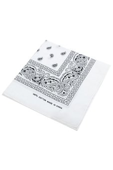 Sanwood Bandanas ฝ้ายลายน้ำ (ขาว) Sanwood Bandanas ฝ้ายลายน้ำ (ขาว)