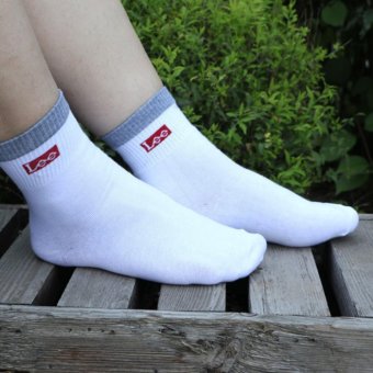 Lee socks (สีขาว)(แพค 4 ชิ้น) Lee socks (สีขาว)(แพค 4 ชิ้น)