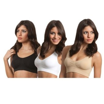 จินนี่บรา บราสวมสบาย เฉด Classic (แพ็ค 3 ตัว) size S จินนี่บรา บราสวมสบาย เฉด Classic (แพ็ค 3 ตัว) size S