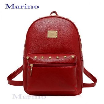 Marino กระเป๋า กระเป๋าสะพาย กระเป๋าเป้สะพายหลัง กระเป๋าเป้สำหรับผู้หญิง รุ่น 2012 - Red Marino กระเป๋า กระเป๋าสะพาย กระเป๋าเป้สะพายหลัง กระเป๋าเป้สำหรับผู้หญิง รุ่น 2012 - Red