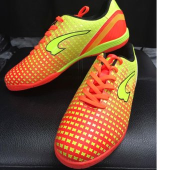Kronos รองเท้าฟุตซอล รุ่น KFW6015 สี ส้ม-เขียว Kronos รองเท้าฟุตซอล รุ่น KFW6015 สี ส้ม-เขียว