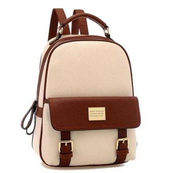 Premium Bag กระเป๋าเป้สะพายหลัง กระเป๋าเป้เกาหลี รุ่น PB019(สีครีม) Premium Bag กระเป๋าเป้สะพายหลัง กระเป๋าเป้เกาหลี รุ่น PB019(สีครีม)