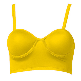 Miracle Bra เสื้อชั้นใน สปอร์ตบรา แบบมีโครง 6 สาย (สีเหลือง) - 1 ตัว Miracle Bra เสื้อชั้นใน สปอร์ตบรา แบบมีโครง 6 สาย (สีเหลือง) - 1 ตัว