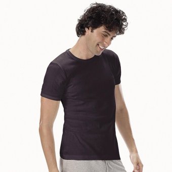 Sanremo แซนรีโม เสื้อแขนสั้นคอกลม Double Hygienic รุ่น NIS-SCD1-BL สีดำ Sanremo แซนรีโม เสื้อแขนสั้นคอกลม Double Hygienic รุ่น NIS-SCD1-BL สีดำ