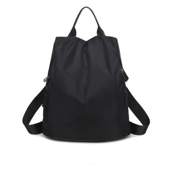 Marverlous กระเป๋าเป้สะพายหลัง กระเป๋าเป้เกาหลี กระเป๋าสะพายหลังผู้หญิง Nylon Waterproof Backpack No.0204-สีดำ Marverlous กระเป๋าเป้สะพายหลัง กระเป๋าเป้เกาหลี กระเป๋าสะพายหลังผู้หญิง Nylon Waterproof Backpack No.0204-สีดำ