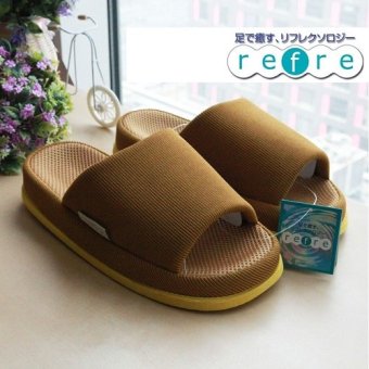 Refre รองเท้าแตะเพื่อสุขภาพ สไตร์ญี่ปุ่น (ไซร์ L สีเหลืองเข้ม สำหรับสุภาพบุรุษ) Refre รองเท้าแตะเพื่อสุขภาพ สไตร์ญี่ปุ่น (ไซร์ L สีเหลืองเข้ม สำหรับสุภาพบุรุษ)
