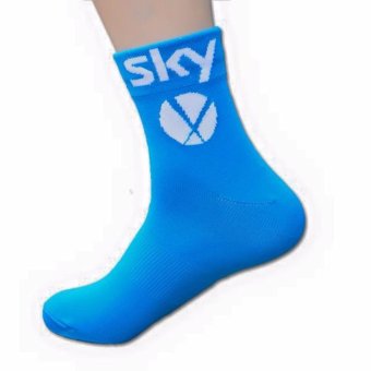 Cycling Jersey ถุงเท้าจักรยาน SKy สีฟ้า ถุงเท้าขี่จักรยาน ถุงเท้าปั่นจักรยาน ดีไซด์สวย(Int: One size) Cycling Jersey ถุงเท้าจักรยาน SKy สีฟ้า ถุงเท้าขี่จักรยาน ถุงเท้าปั่นจักรยาน ดีไซด์สวย(Int: One size)