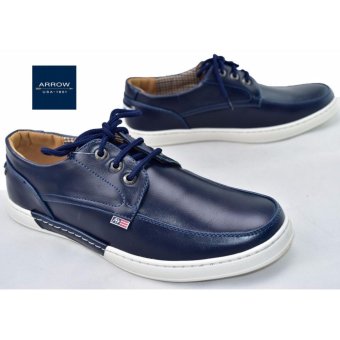 ARROW รองเท้าหนังผู้ชาย Limited edition รุ่น SMN090 (Navy) ARROW รองเท้าหนังผู้ชาย Limited edition รุ่น SMN090 (Navy)