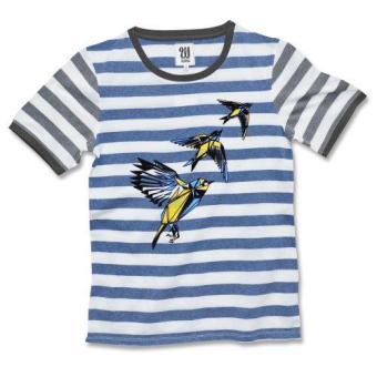 PIMNIYOM T-SHIRT เสื้อยืด คอกลม รุ่น P523 (BLUE/GREY) PIMNIYOM T-SHIRT เสื้อยืด คอกลม รุ่น P523 (BLUE/GREY)