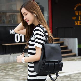 Little Bag กระเป๋าเป้เกาหลี กระเป๋าสะพายหลังผู้หญิง กระเป๋าแฟชั่น backpack women รุ่น LP-153 (สีดำ) Little Bag กระเป๋าเป้เกาหลี กระเป๋าสะพายหลังผู้หญิง กระเป๋าแฟชั่น backpack women รุ่น LP-153 (สีดำ)