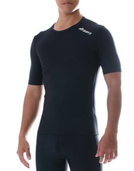 FITSUITS เสื้อแขนสั้น กระชับกล้ามเนื้อ รัดกล้ามเนื้อ SPORTS COMPRESSION ชุดกีฬา ออกกำลังกาย ว่ายน้ำ วิ่ง ฟิตเนส ฟุตบอล รุ่น ORIGINAL FS-S002 สีดำ BLACK FITSUITS เสื้อแขนสั้น กระชับกล้ามเนื้อ รัดกล้ามเนื้อ SPORTS COMPRESSION ชุดกีฬา ออกกำลังกาย ว่ายน้ำ วิ่ง ฟิตเนส ฟุตบอล รุ่น ORIGINAL FS-S002 สีดำ BLACK