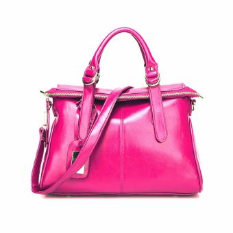 st martshop กระเป๋าถือสะพายข้างหนังสไตล์ยุโรปและอเมริกา รุ่น st08 (สีดอกกุหลาบแดง) st martshop กระเป๋าถือสะพายข้างหนังสไตล์ยุโรปและอเมริกา รุ่น st08 (สีดอกกุหลาบแดง)
