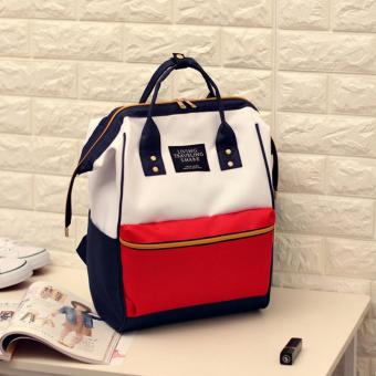 Marverlous กระเป๋า กระเป๋าเป้ กระเป๋าสะพายหลัง Backpack No.2017 - White Red Marverlous กระเป๋า กระเป๋าเป้ กระเป๋าสะพายหลัง Backpack No.2017 - White Red